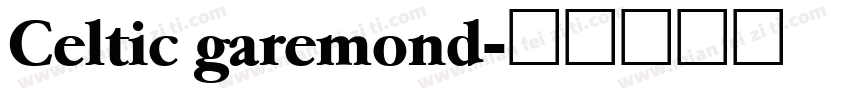 Celtic garemond字体转换